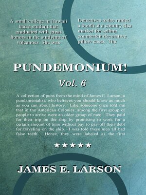 cover image of Pundemonium! Volume 6